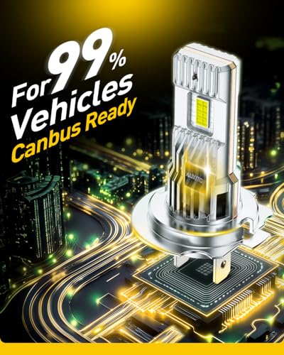 AUXITO H7 Bulb - 1000% Brighter 6500K White, True 1:1 Halogen - Product Imagery