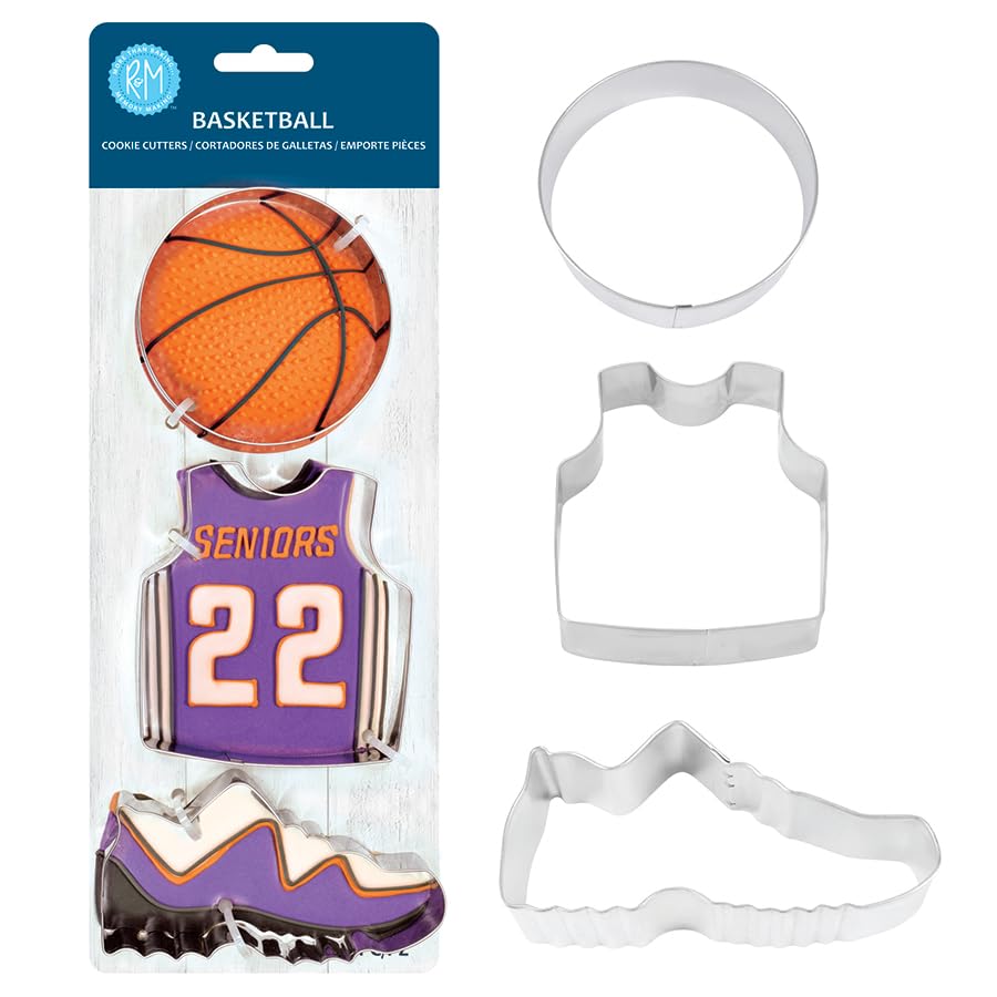 R&M International 5224 Basketball Jersey, Sneaker, and Ball - Product Imagery