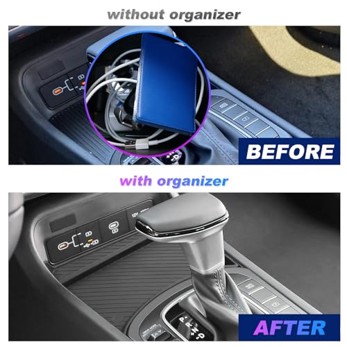 SXCY for 2024 2025 2026 Hyundai Kona Front Console Organizer - Product Imagery