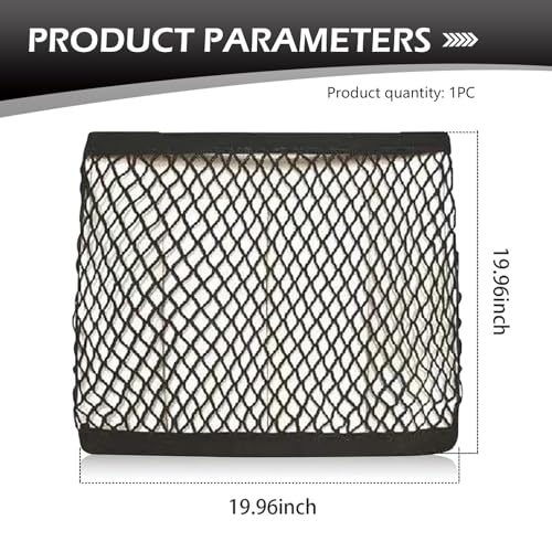 Car Seat Organizer Net, Versatile High Elastic Storage Net with - Product Imagery