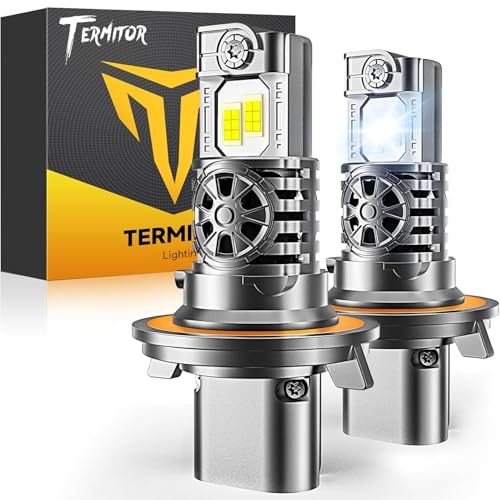 Termitor Upgraded 9008/H13 Bulbs, 100,000LM 1500% Ultra-Bright - Product Imagery