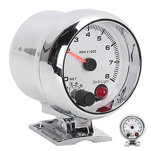 Aramox Tachometer Tacho Gauge 3.75in RPM Meter 0-8000 RPM 7 - Product Imagery