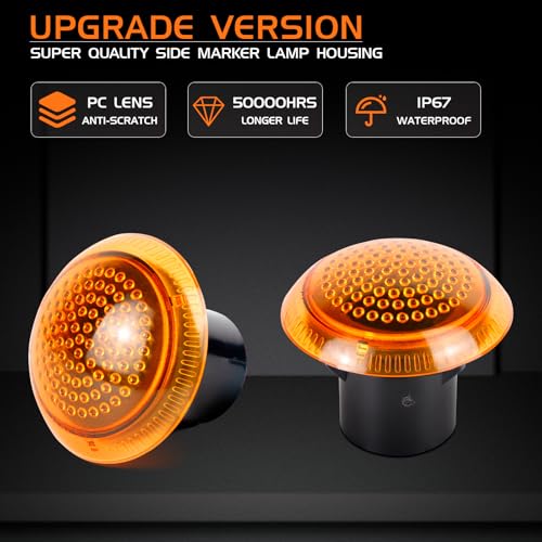Driver and Passenger Turn Signal Light for 2010-2023 Ford - Product Imagery
