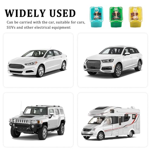 10PCS Car Fuse Kit,Low Car Fuses Assortment Kit Including - Product Imagery