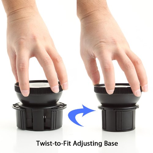 USA GEAR Adjustable Cup Holder Suction Mounting Surface - - Product Imagery