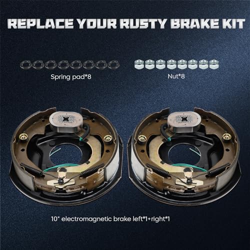 Youxmoto 10" X 2-1/4" Trailer Electric Brake Assembly (1 Right - Product Imagery