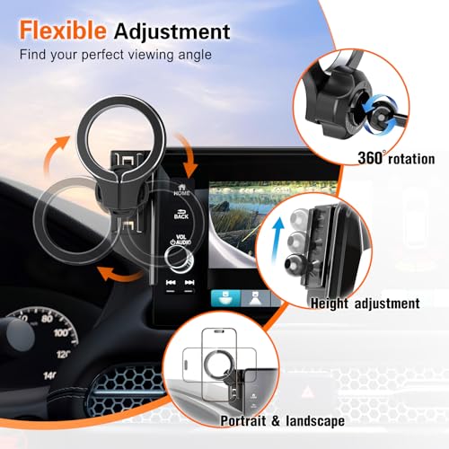 pop-tech Car Phone Holder for Honda CR-V HR-V 2023 2024 2025 - Product Imagery