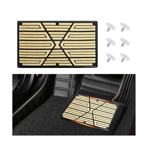 9.06 x 5.91 Inch PVC Floor Mat Repair Patch, Beige - Product Imagery