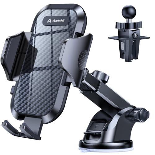 andobil Car Phone Holder, 2026 Military-Grade 89lbs Strongest - Product Imagery
