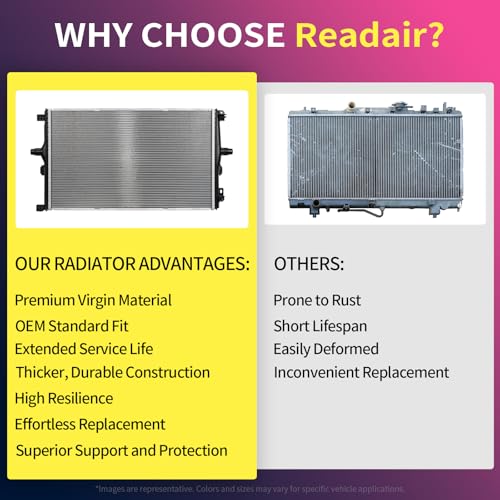 Engine Coolant Radiator Assembly with Transmission Oil Cooler - Product Imagery