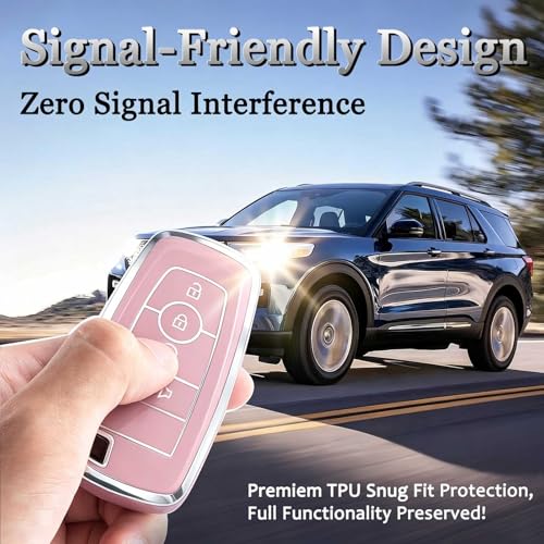 Key Fob Cover for Ford - Premium Soft TPU Shell Full Protection - Product Imagery