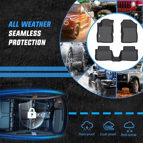 Nilight TPE Floor Mats for Subaru Crosstrek Impreza 2024 2025 - Product Imagery