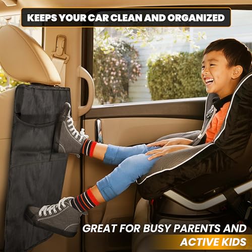 EcoNour Car Kick Mats Back Seat Protector - Product Imagery
