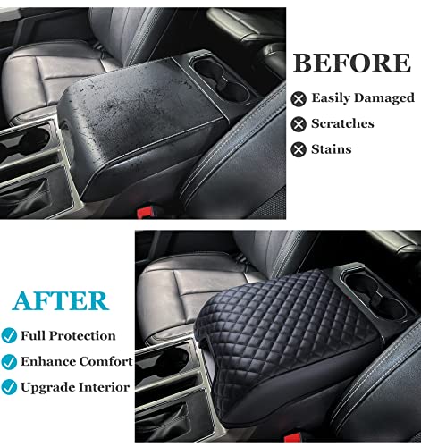 Center Console Cover for Ford F150 2015-2020, Armrest Cover for - Product Imagery