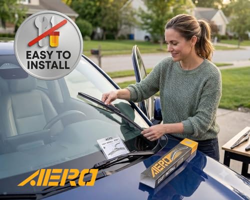 AERO Voyager 24" + 20" Premium All-Season OEM Quality Windshield - Product Imagery