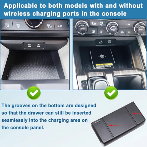 PIMCAR Console Drawer Tray for 2023-2026 Honda Accord Insert - Product Imagery