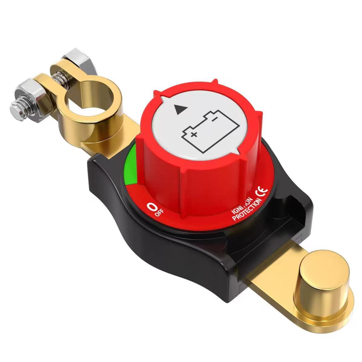 top Post Battery Disconnect Switch 12v-48v Kill Switch for car, - Product Imagery