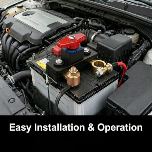 2026 New Car Battery Power Cut-Off Switch Breaker, Adjustable - Product Imagery