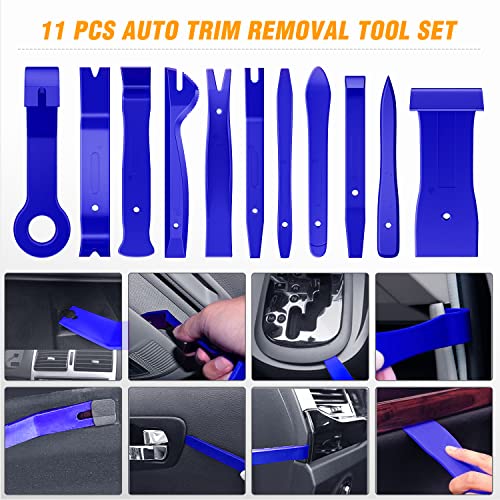 GOOACC 238Pcs Auto Trim Removal Tool and Push Pin Retainer Clip - Product Imagery