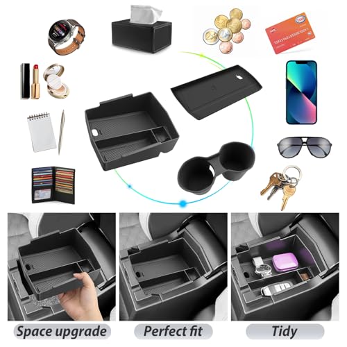 SKTU 3Pcs for 2025 Subaru Forester Center Console Organizer 2025 - Product Imagery