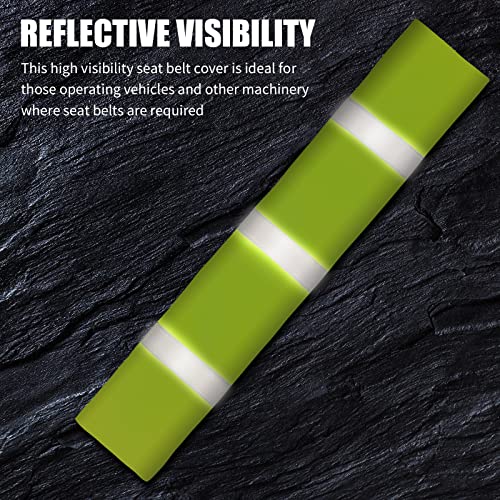 4 Packs Orange Seat Belt Cover High Visibility Safety Seat Belt - Product Imagery