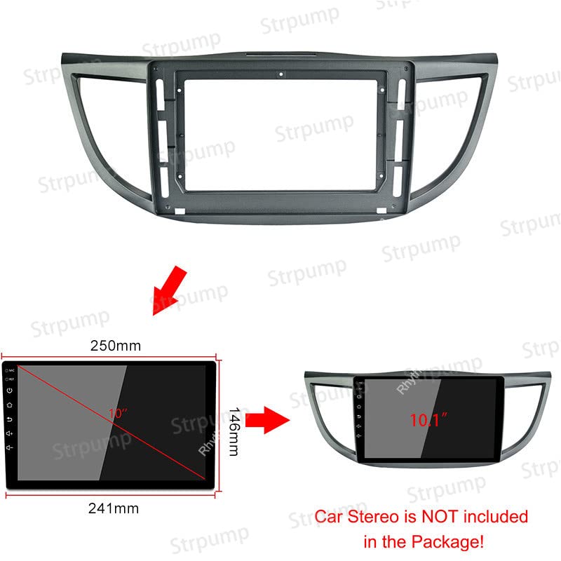 10.1'' Car Radio Stereo Dash Frame Fascia Bezel Panel Compatible - Product Imagery