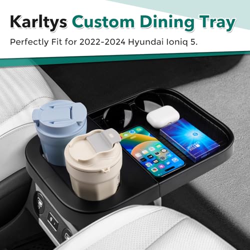 Karltys Center Console Organizer Tray with Cup Holder for - Product Imagery