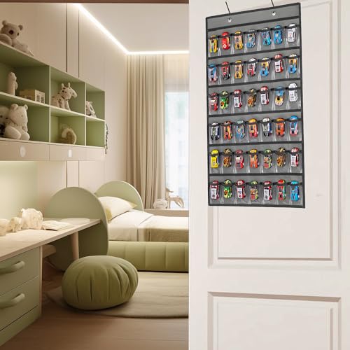Toy Car Storage Organizer Hanging Toy Wheels Cars Holder - Product Imagery