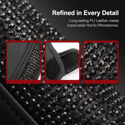 Bling Car Gear Shift Cover (Black) - Product Imagery