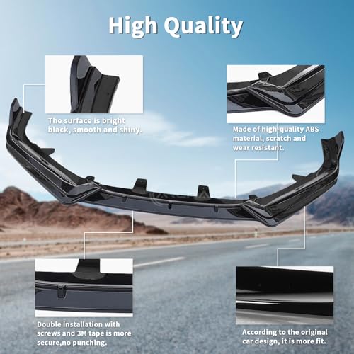 Archaic Front Bumper Lip Compatible for Honda Accord 10.5th - Product Imagery