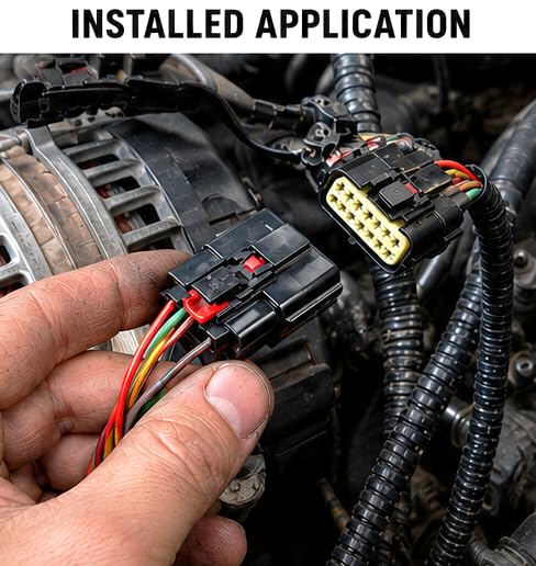 Aftermarket 16-Pin MX150 Style Waterproof Connector Kit with CPA - Product Imagery