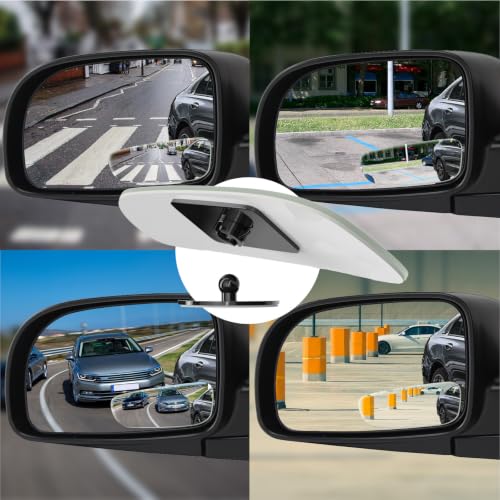 4 Pack Blind Spot Mirror for Car Frameless Mirror Blindspot - Product Imagery