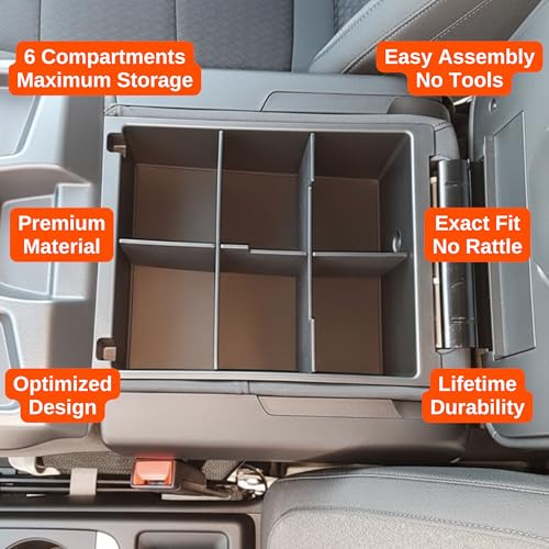 Vehicle OCD - Center Console Organizer for Chevy Silverado 1500 - Product Imagery