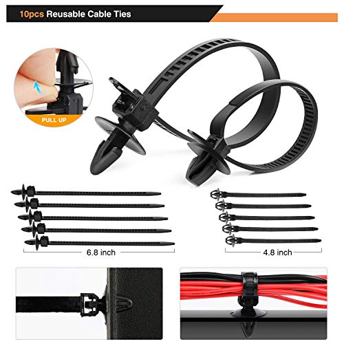 GOOACC 635Pcs Car Push Retainer Clips & Auto Fasteners - Product Imagery