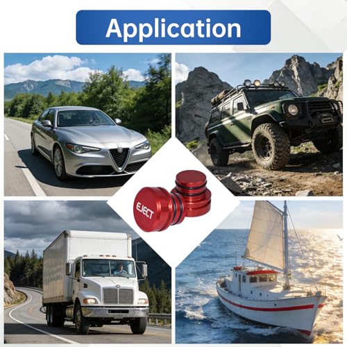 Cigarette Lighter Plug Cover Billet Aluminum Cigarette Lighter - Product Imagery