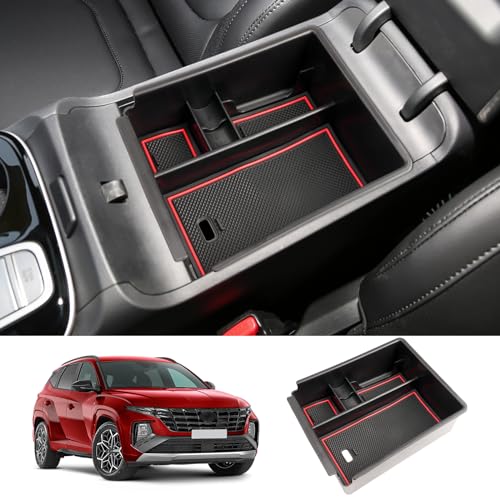LUWU 2025 2026 Hynudai Tucson Center Console Organizer 2022-2026 - Product Imagery