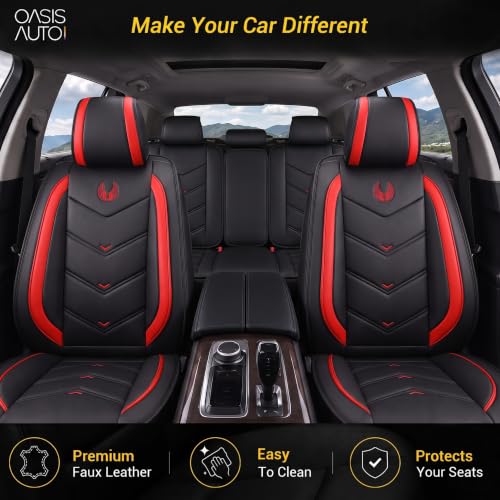 Seat Covers Full Set, Black Seat Covers for Cars 5 Seats, Car - Product Imagery