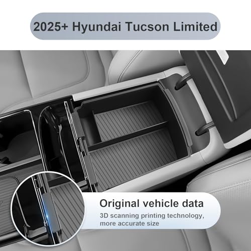 SKTU 2-Pack 2025 2026 Tucson Center Console Organizer for 2025 - Product Imagery