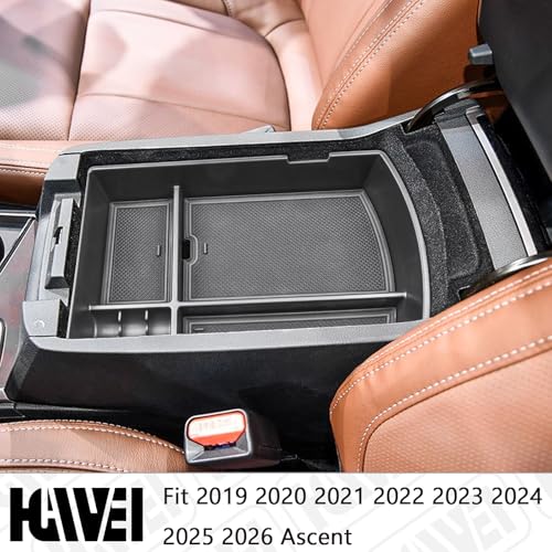 HGWEI Center Console Organizer Tray for Subaru Ascent 2019-2026 - Product Imagery