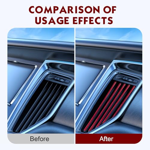 20PCS Car Vent Outlet Trim, Waterproof Car Air Conditioner - Product Imagery