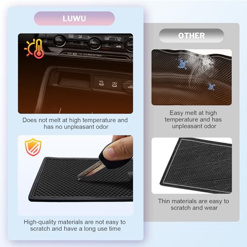 LUWU Center Console Liners Mats Compatible with 2026 Honda - Product Imagery