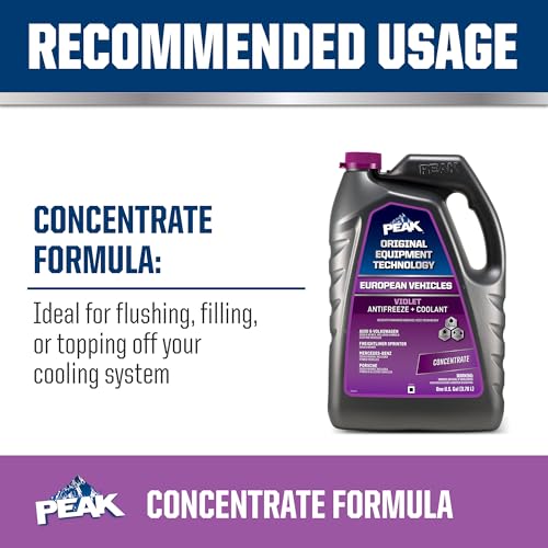 PEAK OET Extended Life Violet Concentrate Antifreeze/Coolant for - Product Imagery
