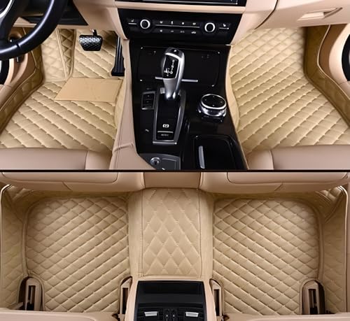 SARAHS Customized car Floor mats (Beige) - Product Imagery