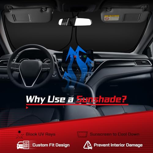 ARISMOTOR Windshield Sun Shade for Honda HRV HR-V 2023-2026 2027 - Product Imagery