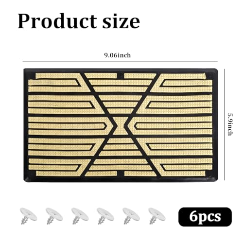 9.06 x 5.91 Inch PVC Floor Mat Repair Patch, Beige - Product Imagery
