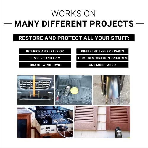 CarGuys Plastic Restorer | Bring Plastic, Rubber, and Vinyl Back - Product Imagery