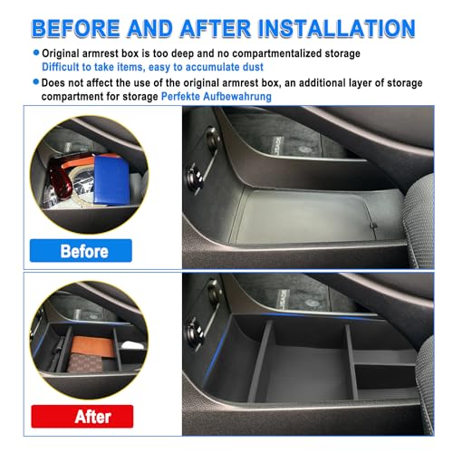 SHAOHAO 2024 2025 Palisade Lower Organizer Tray Fit for 2023 - Product Imagery