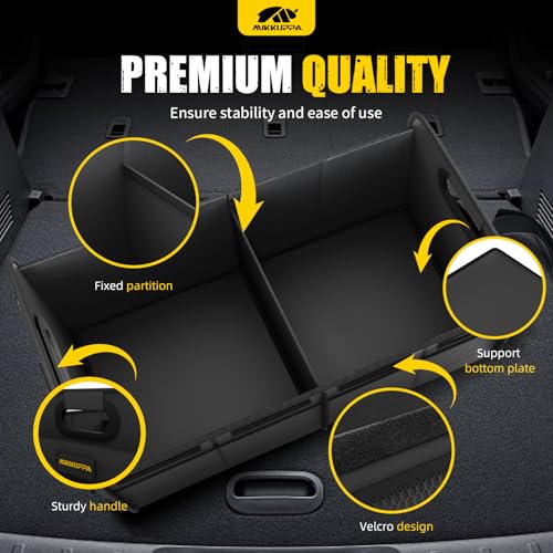 MIKKUPPA Car Trunk Organizer - 70L Collapsible SUV Trunk - Product Imagery