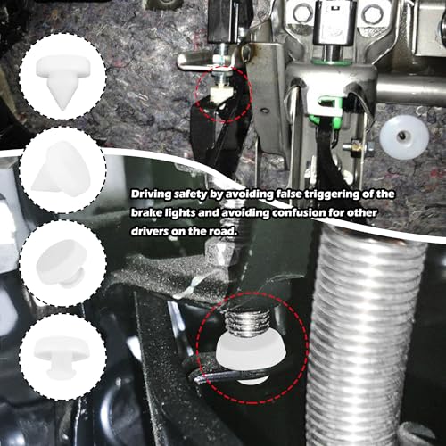 Salior 4PCS Brake Pedal Stop Pad of OEM# 46505-SA5-000,Brake - Product Imagery