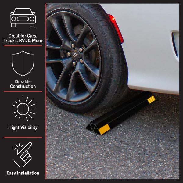 Stalwart Garage Parking Aid - 16-inch Garage Car Stop Indicator - Product Imagery